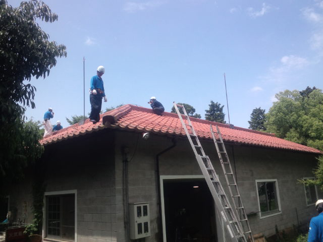 第10回　公共瓦屋根建物点検清掃ボランティアツアーの写真05